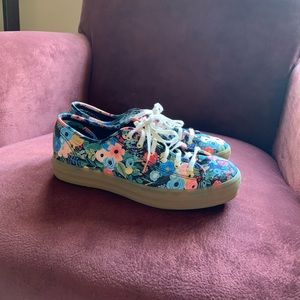 Keds x Rifle Paper Co. floral tennis shoes/sneaker